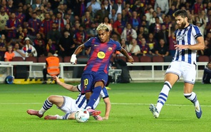 Lamine Yamal tái xuất, Barcelona vươn lên dẫn đầu La Liga