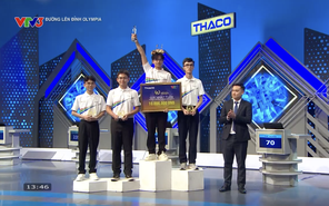 Nam sinh Thanh Hoá là chủ nhân vòng nguyệt quế Đường lên đỉnh Olympia tuần này