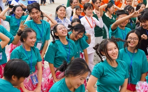 Biểu diễn võ nhạc, thiết kế ấn phẩm số và những điều chỉ có tại Hội trại truyền thống 9-1 cụm 1