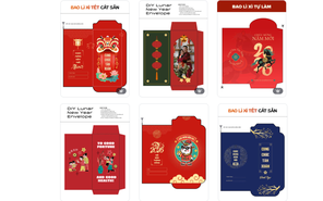 Thiết kế bao lì xì Tết Nguyên đán 2026 ấn tượng với Canva