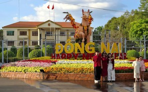 Không khí mùa xuân thêm rộn ràng với linh vật ngựa tại phường Bình Phước (Đồng Nai)