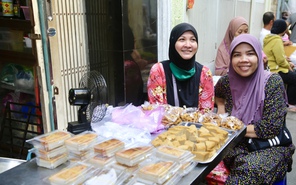 Khu chợ ẩm thực Ramadan của người Chăm thu hút hàng trăm khách mỗi ngày