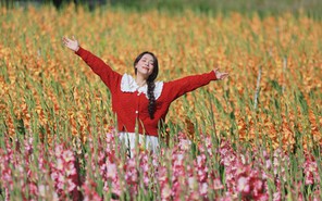 Cánh đồng hoa lay ơn Đà Lạt nở rộ, dân tình rủ nhau đến check-in