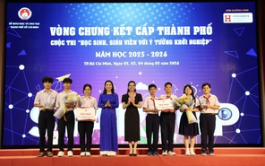 24 dự án được vinh danh tại cuộc thi Học sinh, sinh viên với ý tưởng khởi nghiệp TP.HCM