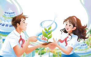 Bài tham dự Hội thi Sáng tác văn học: Xin chào tương lai xanh