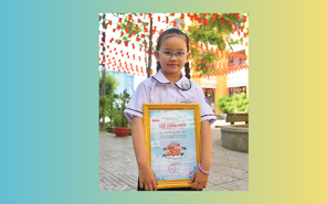 Hai gương mặt Con ngoan trò giỏi đáng yêu của Trường tiểu học Bình Chuẩn 2