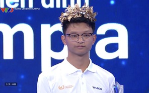 Nam sinh Hà Tĩnh giành vé vào cuộc thi tháng Đường lên đỉnh Olympia