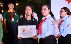 Hội đồng Đội TP.HCM tuyên dương 151 đội viên tiêu biểu khối lớp 9