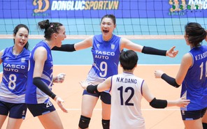 Trực tiếp bóng chuyền Cúp Hùng Vương: Hà Nội Tasco Auto - Binh chủng Thông tin