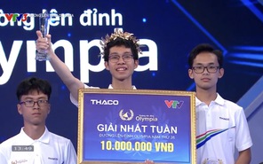 Nam sinh Sơn La thắng áp đảo tại Đường lên đỉnh Olympia