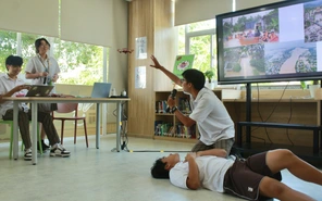 Học sinh Trường Sedbergh Vietnam học vật lý qua dự án ứng dụng drone