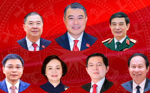 Chân dung Thủ tướng, các Phó thủ tướng, Bộ trưởng, thành viên Chính phủ khóa mới