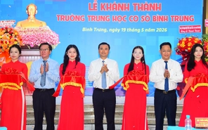Khánh thành Trường THCS Bình Trưng, bắt đầu tuyển sinh lớp 6