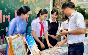 Học trò Trường THCS Phước Thắng gieo yêu thương bằng sản phẩm thủ công