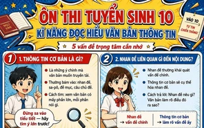 Ôn thi tuyển sinh ngữ văn lớp 10: kĩ năng đọc hiểu văn bản thông tin