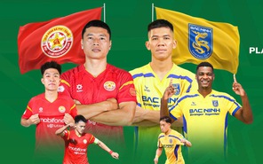 18h ngày 12-6, xem trực tiếp play-off V-League 1 PVF-CAND đấu Bắc Ninh trên kênh nào?