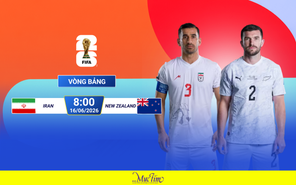 Đội hình ra sân Iran đấu New Zealand: Taremi đối đầu Chris Wood