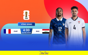 Pháp đấu Iraq tại World Cup 2026: Không khó với Les Bleus