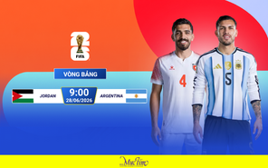 Jordan đấu Argentina tại World Cup 2026: khó có bất ngờ