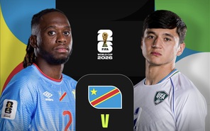 Đội hình ra sân của CHDC Congo và Uzbekistan
