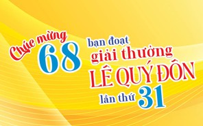 Chúc mừng 68 bạn đoạt Giải Lê Quý Đôn trên ấn phẩm Nhi Đồng TPHCM lần thứ 31