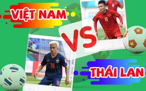 Trực tuyến Việt Nam đối đầu Thái Lan: bất phân thắng bại