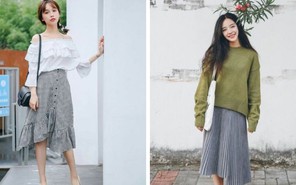 Mách teen các cách phối chân váy dài sao cho thật phong cách