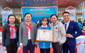 Nguyễn Ngọc Trúc Lam – Liên đội phó đa tài, đam mê hoạt động công tác Đội.