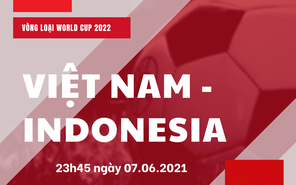 Đánh bại Indonesia 4 - 0, Việt Nam tiếp tục dẫn đầu bảng G vòng loại World Cup 2022