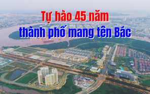 Cư dân trẻ tự hào 45 năm thành phố mang tên Bác