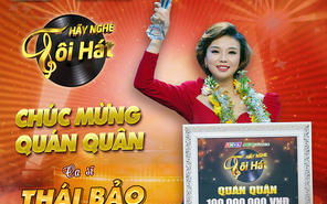 “Hoa xương rồng hát tình ca” Thái Bảo trở thành Quán quân Hãy nghe tôi hát mùa 5