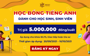 Học bổng tiếng Anh đồng hành cùng sinh viên, học sinh mùa Covid