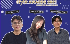 Nhóm sinh viên giành giải Nhất vòng chung kết Cuộc thi Star Awards 2021 khu vực Đà Nẵng