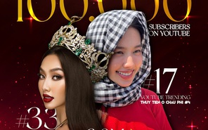 Chỉ 2 tuần lập kênh YouTube, Thùy Tiên nhận nút bạc và loạt top trending