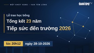 Tiếp sức đến trường 2026: TP.HCM khép lại hành trình trao học bổng năm nay
