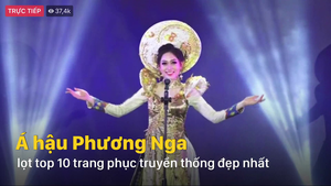 Á hậu Phương Nga lọt top 10 trang phục truyền thống đẹp nhất