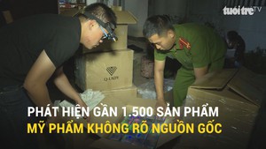 Phát hiện gần 1.500 sản phẩm mỹ phẩm không rõ nguồn gốc