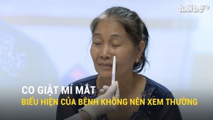 Co giật mí mắt - biểu hiện của bệnh không nên xem thường