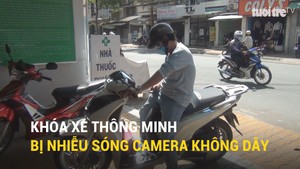 Khóa xe thông minh bị nhiễu sóng camera không dây