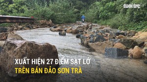 Xuất hiện 27 điểm sạt lở trên bán đảo Sơn Trà