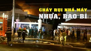 Cháy rụi nhà máy sản xuất nhựa, bao bì ở Cần Thơ