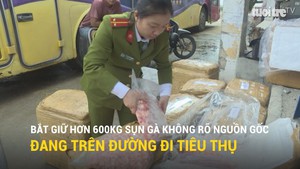 Bắt giữ hơn 600kg sụn gà không rõ nguồn gốc đang trên đường đi tiêu thụ