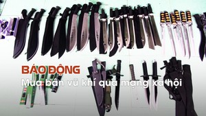 Báo động người trẻ mua bán vũ khí, công cụ hỗ trợ qua mạng