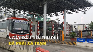 Ngày đầu tiên thu phí, trạm BOT Tiên Cựu đã phải xả trạm