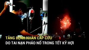 5.300 người đánh nhau phải nhập viện, người bị thương do pháo tăng cao