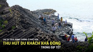 Các di tích, danh thắng ở Phú Yên thu hút du khách khá đông trong dịp Tết