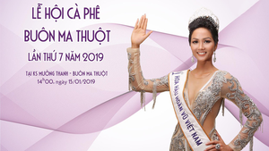 H’Hen Niê là Đại sứ truyền thông Lễ hội Cà phê Buôn Ma Thuột 2019