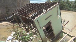 Khắc phục tình trạng sạt lở bờ sông Bảo Định