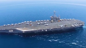 Video: Tàu sân bay USS Ronald Reagan quay lại Biển Đông lần thứ 3 trong năm