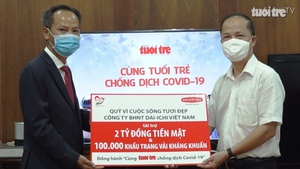 Dai-ichi Life Việt Nam góp hơn 2,5 tỷ đồng cho chương trình “Cùng Tuổi Trẻ chống dịch COVID-19”